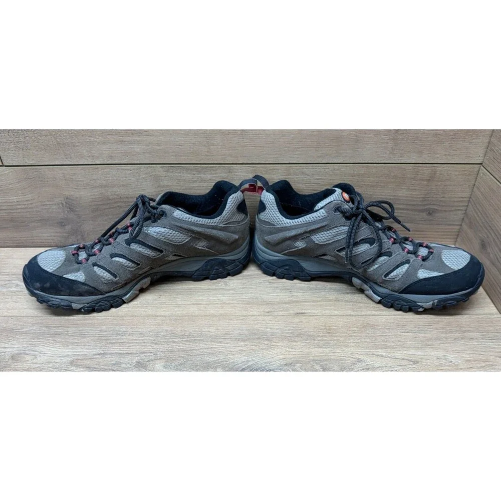 Merrell Continuum Waterproof Gray Hiking Shoes Mens 13 Vibram J88621 Low Top